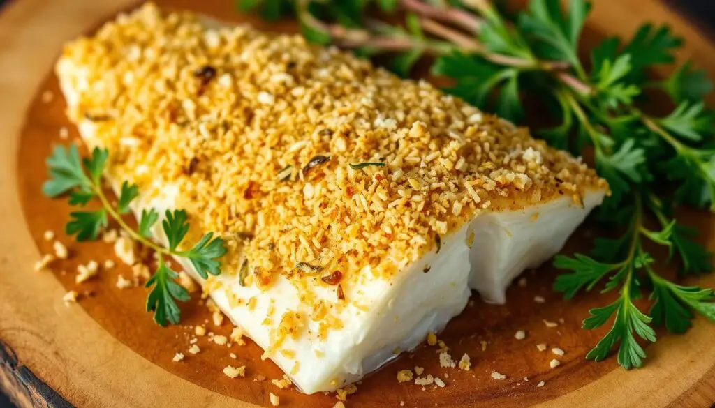 Garlic Parmesan Crusted Tilapia