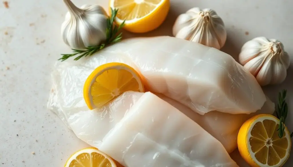 Lemon Garlic Halibut Ingredients