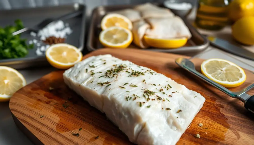 Oven-Roasted Halibut Preparation